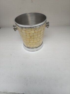 Julia Knight Classic 8" Ice Bucket/Wine Chiller Cream Store Display